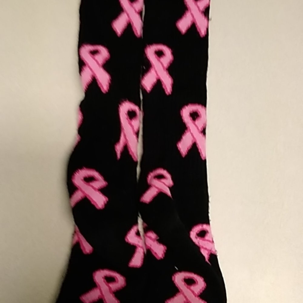 Breast cancer awareness socks